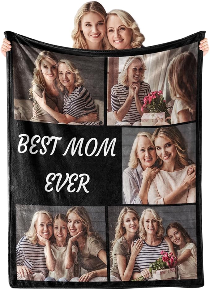 Cozy blanket for mom