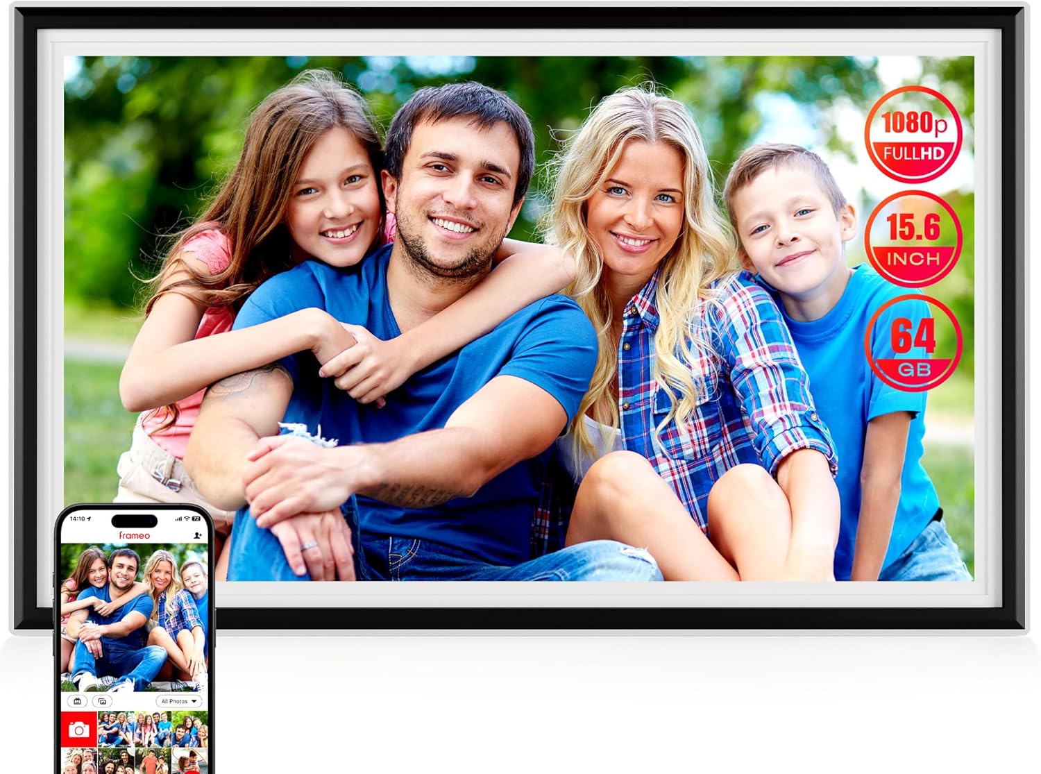 Digital picture frame for mom