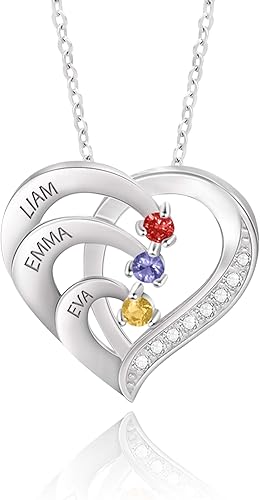 Personalized necklace for mom from son