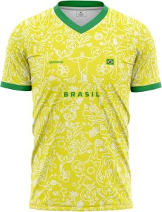 Camiseta de fútbol y fútbol de la selección nacional de Brasil 2026