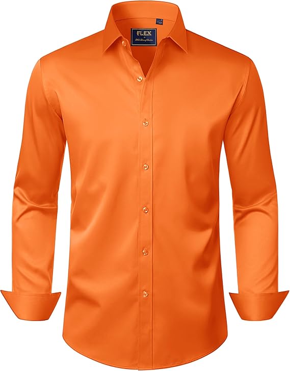 Camisa naranja J.VER para hombre
