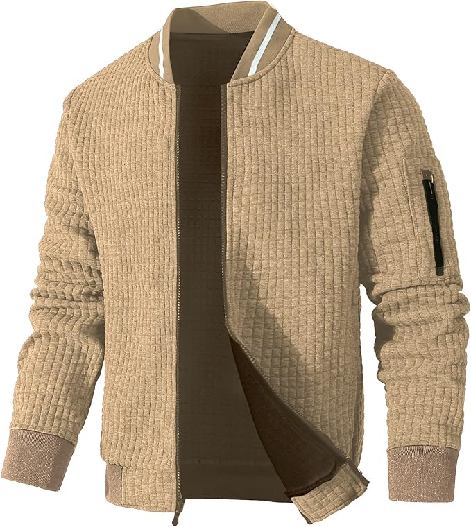 Mens casual jacket lightweight SAVKOOV Chaqueta ligera para hombre