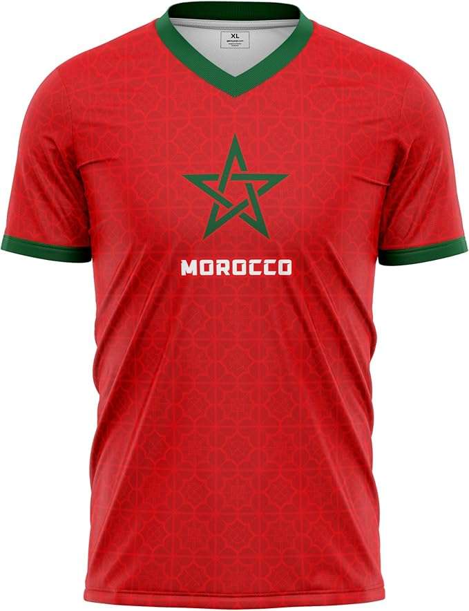 Morocco 2026 soccer jersey inspired shirt