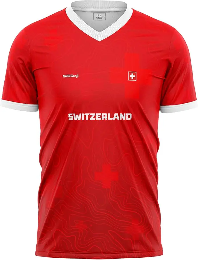 Switzerland supporter soccer jersey 2026