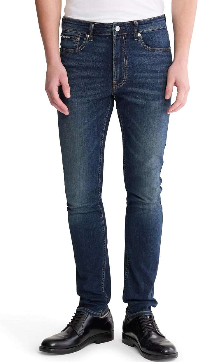 Calvin Klein high-stretch slim jeans for men