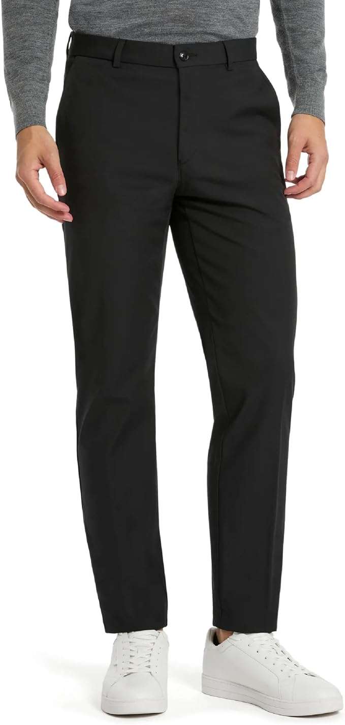 Michael Kors classic solid navy pants for men