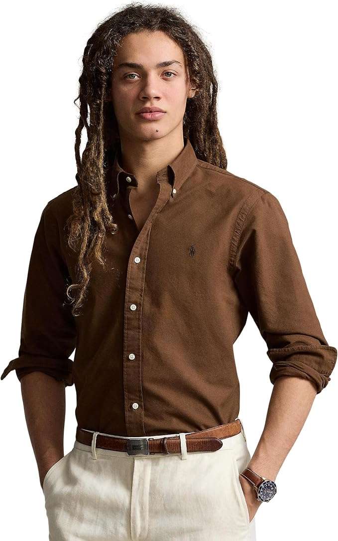 Polo Ralph Lauren long-sleeve plaid shirt for men