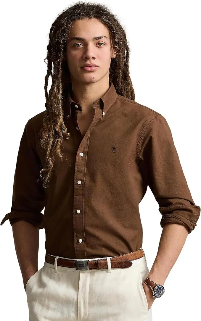 Polo Ralph Lauren long-sleeve plaid shirt for men
