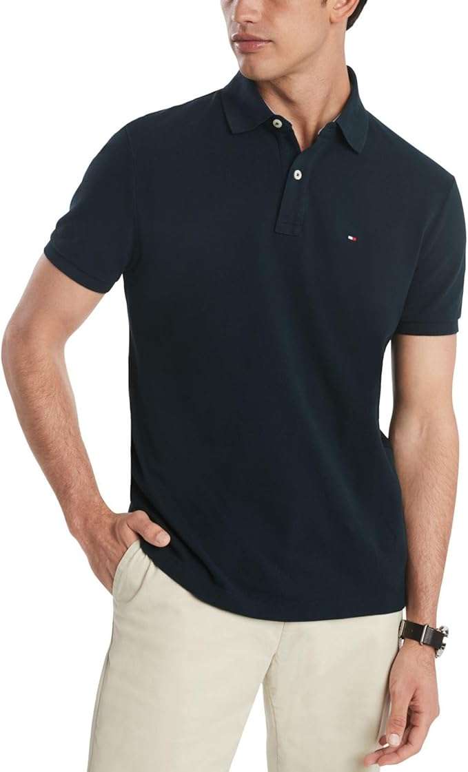 Tommy Hilfiger regular-fit organic cotton piqué polo