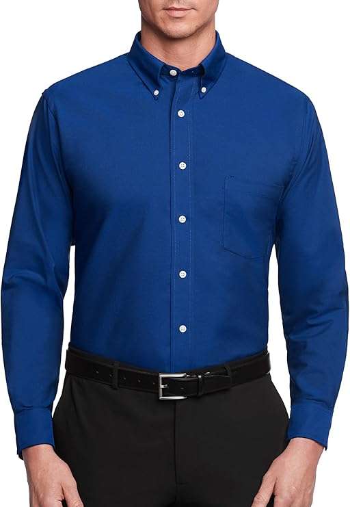 Van Heusen regular-fit button-down Oxford dress shirt