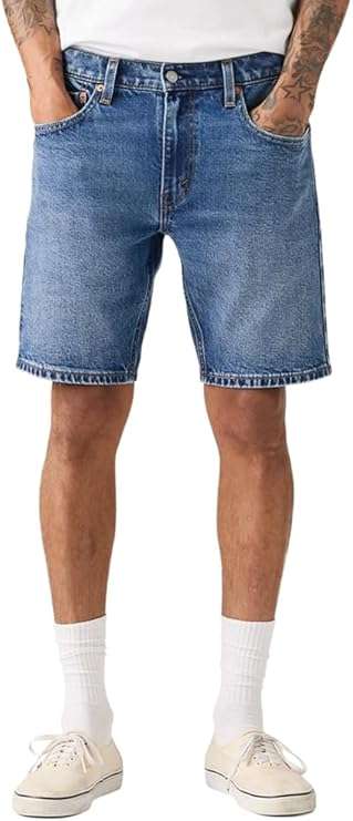 Levi's 412 slim denim shorts for men