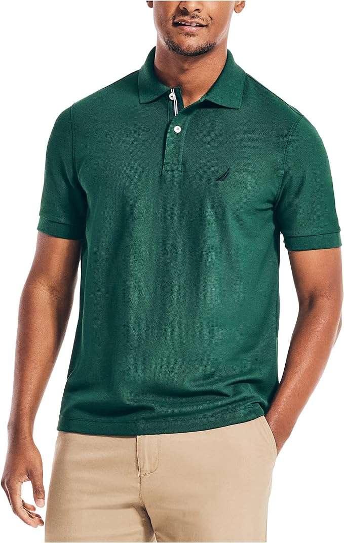 Nautica Men's Big & Tall Classic-Fit Soft Cotton Polo