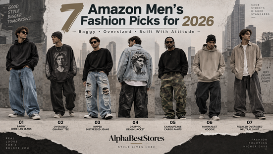 7 Amazon Men’s Fashion Picks for 2026